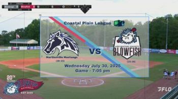 Replay: Home - 2025 Mustangs vs Blowfish | Jul 30 @ 6 PM