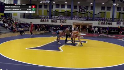 165 lbs Round Of 32 - Timur Beksultan, Binghamton vs Dagen Condomitti, Rutgers-Unattached
