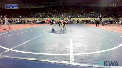 97 lbs Quarterfinal - Camden Garrison, Hurricane Wrestling Academy vs Abby Everly, Geary Youth Wrestling