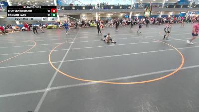 95 lbs Cons. Round 2 - Braylen Stewart, Unattached vs Connor Lacy, Unattached