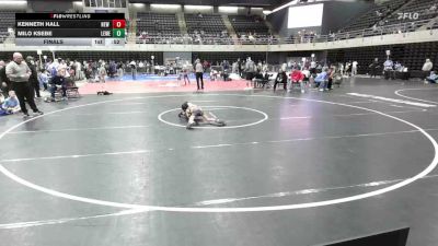 70 lbs Final - Kenneth Hall, New Castle vs Milo Ksebe, Lewes