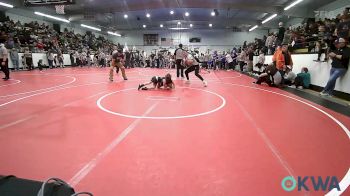 60 lbs Rr Rnd 3 - Ximena Torres, Wyandotte Youth Wrestling vs Stella Morris, Broken Arrow Wrestling Club