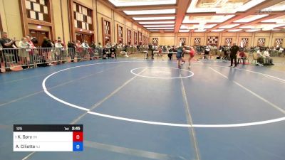 125 lbs Round Of 16 - Kandice Spry, Oh vs Alexa Ciliotta, Nj