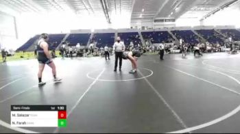 220 lbs Semifinal - Michael Salazar, Team Quest vs Nidal Farah, Grant Street Wrestling