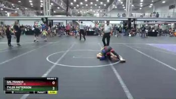 72 lbs Round 5 (6 Team) - Sal Franco, Vougar`s Honor vs Tyler Patterson, Team Nauman