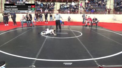 55_B lbs Round Of 64 - Max Gilbert, Clearfield vs Slate Turner, Purchase Line