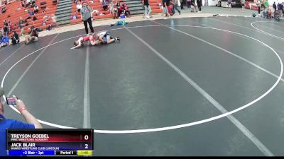 74 lbs Round 3 - Jack Blair, Hawks Wrestling Club (Lincoln) vs Treyson Goebel, MWC Wrestling Academy