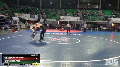 1A-4A 190 Quarterfinal - Jaydon Smitherman, New Hope HS vs Spencer Unruh, Corner