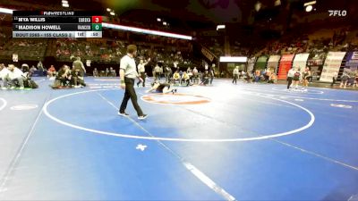 155 Class 2 lbs Cons. Round 2 - Mya Willis, Eureka vs Madison Howell, Francis Howell North