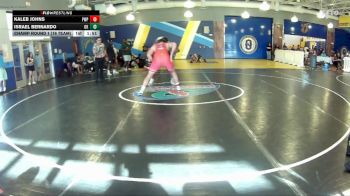 215 lbs Champ Round 1 (16 Team) - Kaleb Johns, Pasco Wolfpack vs Israel Bernardo, OutKast WC