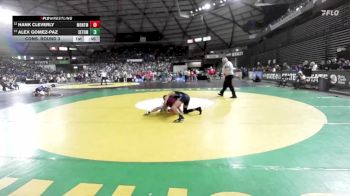 Boys 1A 120 lbs Cons. Round 3 - Alex Gomez-Paz, Seton Catholic vs Hank Cleverly, Montesano