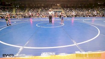 55 lbs Round Of 16 - Hudson Hawley, Hawks WC Lincoln, Ne vs Noah Fresquez, Cowboy Wrestling Club