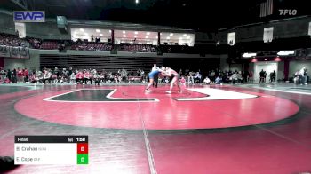 145 lbs Final - Brenya Crahan, Nixa High School vs Elizabeth Cope, Sapulpa High School Girls