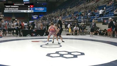 113 lbs Cons. Quarters - Riley Crandall, Pennsylvania vs Jake Strickland, South Carolina