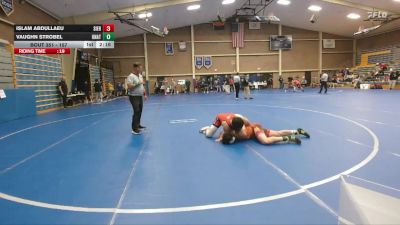 157 lbs Cons. Semi - Vaughn Strobel, Unattached vs Islam Abdullaeu, Sierra College