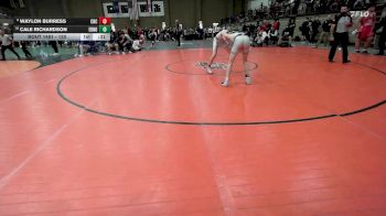 120 lbs Cons. Round 7 - Waylon Burress, Christian Brothers College vs Cale Richardson, Edmond North