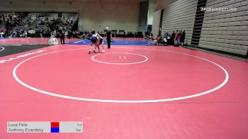 145B kg Final - Luca Felix, Felix Wrestling Academy vs Anthony Evanitsky, Mat Assassins