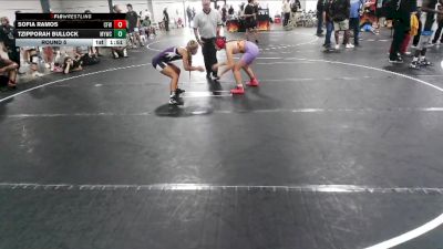 105 lbs Round 5 - Sofia Ramos, Central Florida Wrestling vs TZipporah Bullock, MBCRD Youth Wrestling Club