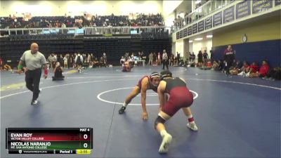 149 lbs Quarterfinal - Evan Roy, Victor Valley College vs Nicolas Naranjo, Mt. San Antonio College