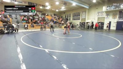 140 lbs Quarterfinal - Dannielle Navarro, Hillcrest vs Aubrey Kelly, Hemet