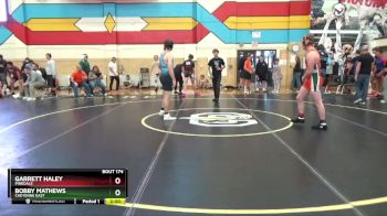 175 lbs Quarterfinal - Garrett Haley, Pinedale vs Bobby Mathews, Cheyenne East