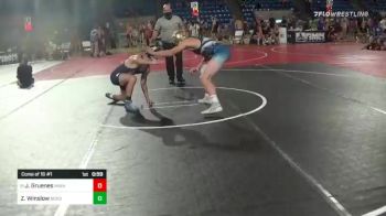 152 lbs Consi Of 16 #1 - Jonah Gruenes, Minneota vs Zach Winslow, Border Bandits