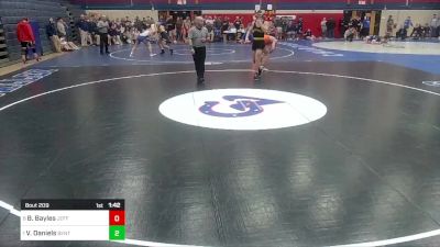 189 lbs Quarterfinal - Brock Bayles, Jefferson Morgan vs Vitali Daniels, Bentworth