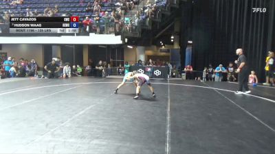 58 lbs 1st Place Match - Jett Cavazos, Cowboy Wrestling Club vs Hudson Waag, Keystone Kids Wrestling Club