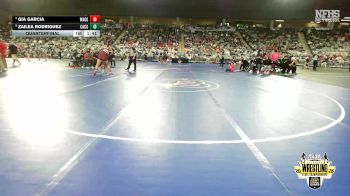 G5A-155 lbs Quarterfinal - Zailea Rodriguez, CACHE (Girls) vs Gia Garcia, WAGONER (Girls)