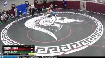 138 lbs Cons. Round 4 - Atticus Draper, Sunnyslope High School vs Preston Malkin,, Foothill