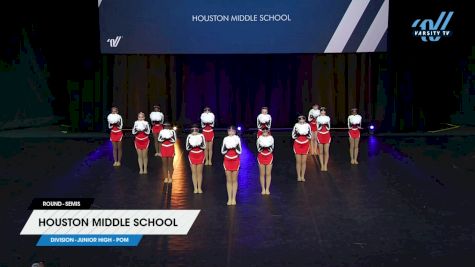 Houston Middle School [2025 Junior High - Pom Semis] 2025 UDA National Dance Team Championship
