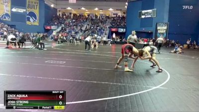 150 lbs Champ. Round 1 - Josh Strong, St Mary Ryken vs Zack Aquila, Brecksville