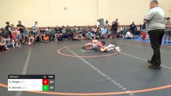 128 lbs Rr Rnd 1 - Owen Steger, K8 4M vs Kale Barnett, K8 Partner Trained