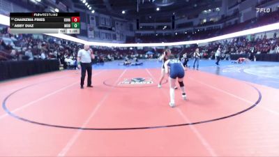 120 lbs Champ. Round 2 - Abby Diaz, Middleton vs Charizma Fries, Kuna