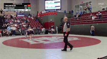 157 lbs Cons. Round 3 - Jax Crolley, Father Ryan High School vs William Blair, Montgomery Bell Academy