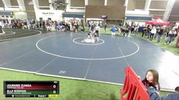 75 lbs Quarterfinal - Journiee Zuniga, Toppenish USA WC vs Elle Rodman, Fruita Wildcat Wrestling