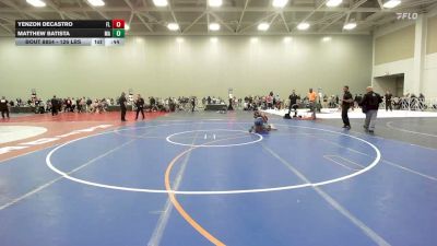126 lbs Consi Of 16 #1 - Yenzon Decastro, FL vs Matthew Batista, MA