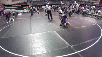 95 lbs Cons. Round 4 - Shawn Conlin, IronHawk Wrestling Academy vs Ethan Kaimikaua, Junior Titans Wrestling Club