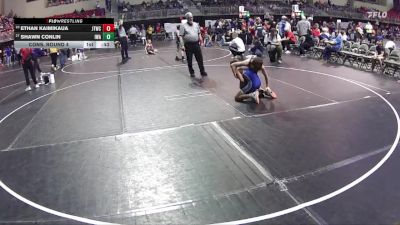 95 lbs Cons. Round 4 - Shawn Conlin, IronHawk Wrestling Academy vs Ethan Kaimikaua, Junior Titans Wrestling Club