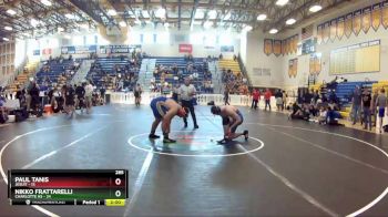 285 lbs Quarterfinals (8 Team) - Paul Tanis, Jesuit vs Nikko Frattarelli, Charlotte Hs