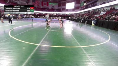 126 lbs 3rd Place Match - Vincent Torrez, Meridian vs Gunner Sanchez, Owyhee