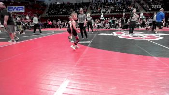 46 lbs Consi Of 16 #2 - Carter Mcculley, Claremore Wrestling Club vs Hudson Teel, Sperry Wrestling Club