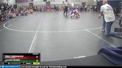 90 lbs Round 1 - Ladson Fraser, JET vs Trent Greenwood, Hard Rock Rams