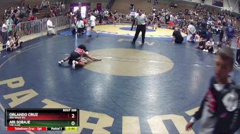 67 lbs Semifinal - Ari Sobaje, The Club vs Orlando Cruz, RED WAVE WC