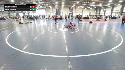 154 lbs Consi Of 16 #2 - Tyler Taylor, NC vs Paul Ortega, NY