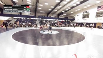 184 lbs Cons. Round 4 - Nathan Kovalcik, Messiah vs James Taft, Arcadia