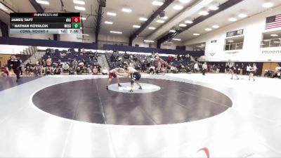 184 lbs Cons. Round 4 - Nathan Kovalcik, Messiah vs James Taft, Arcadia
