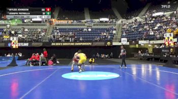 197 lbs 5th Place Match - Joseph Petrella, Baldwin Wallace vs Myles Johnson, Ohio Northern