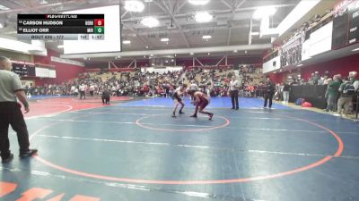 177 lbs Quarterfinal - Elliot Orr, Miramonte vs Carson Hudson, Las Lomas