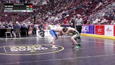 139 lbs Quarterfinal - Kai Vielma, Connellsville vs Cj Ferree, Central Dauphin